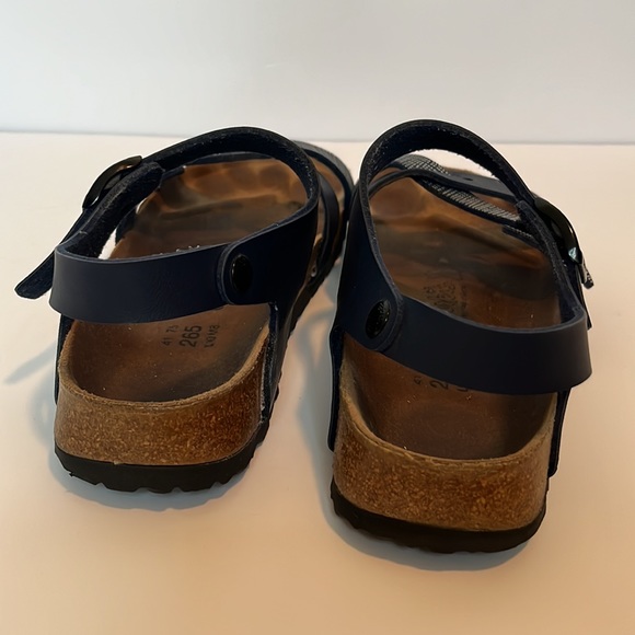 Birkenstock Birkis Lille blue and tan Sandals - Picture 6 of 9
